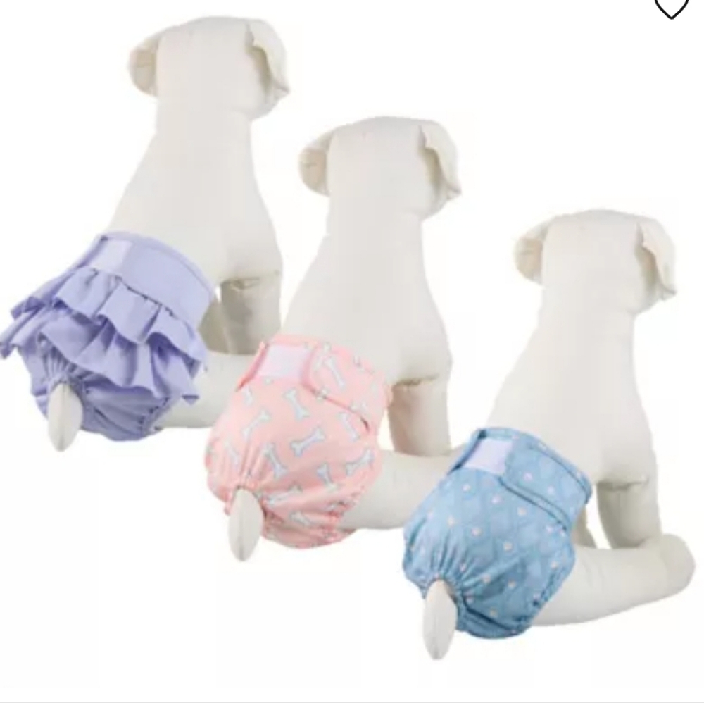 Top Paw Washable Diapers Large 17.3"-22.8" Waist